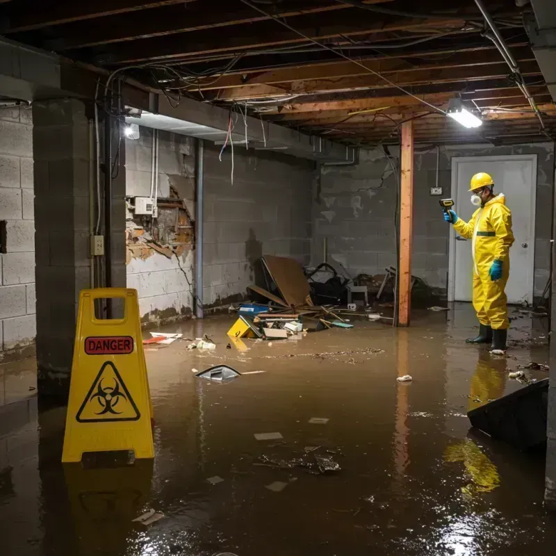 Flooded Basement Electrical Hazard in Aristocrat Ranchettes, CO Property